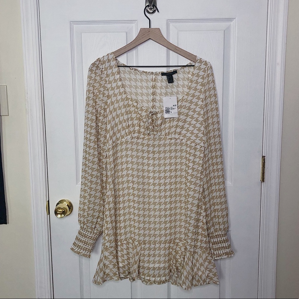 🍀･ﾟnwt f21 gingham dress